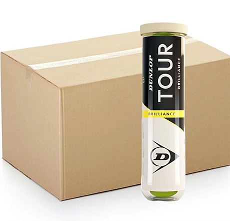 Теннисные мячи Dunlop Tour Brilliance 72 мяча (4x18)